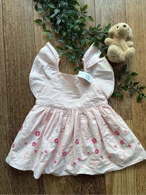 GAP Baby Light Pink Ruffled dress